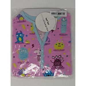 NIB Little‎ Sleepies Purple Monster Mayhem Womens Shirt Size Small